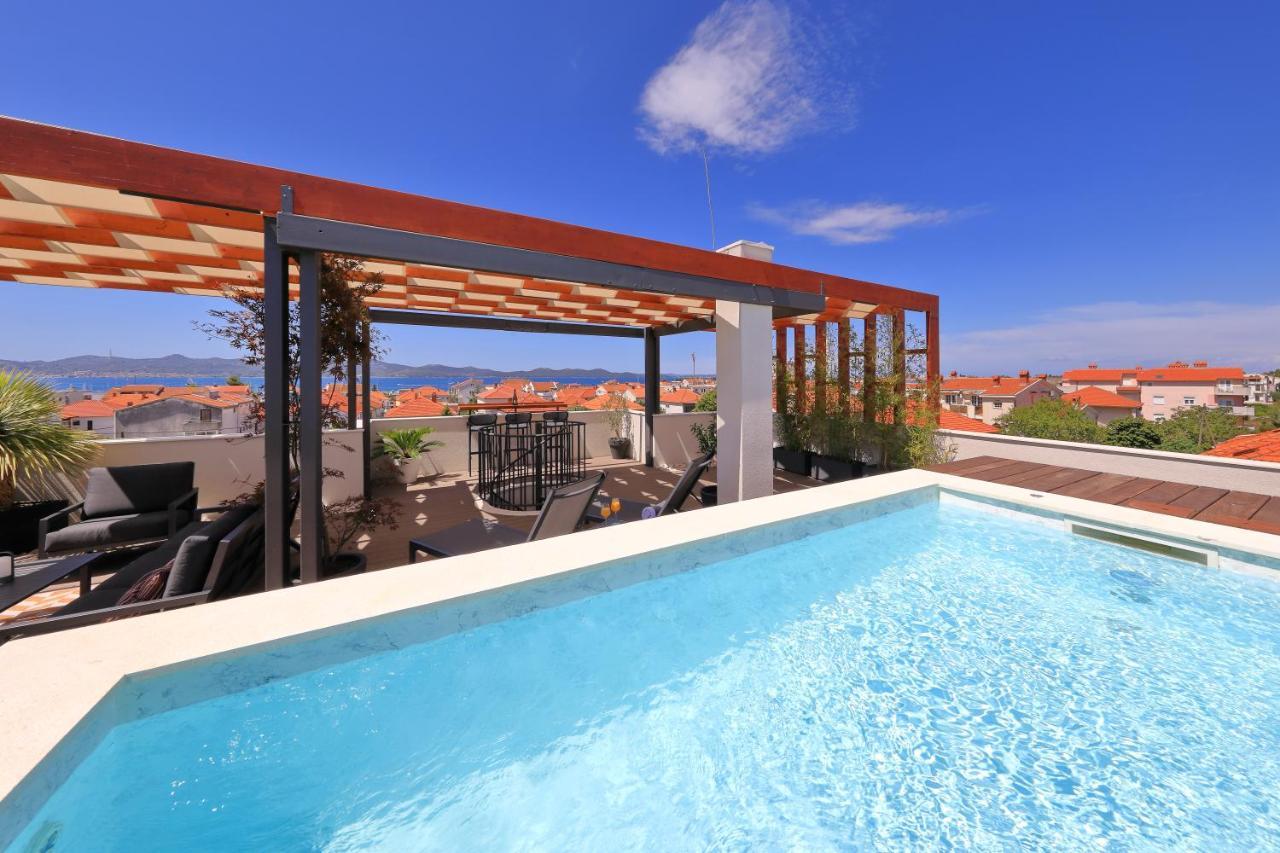 Penthouse Diem - Private Pool With Sea View زادار المظهر الخارجي الصورة