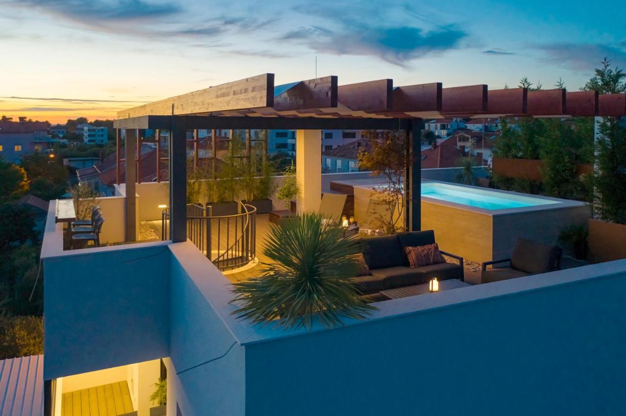 Penthouse Diem - Private Pool With Sea View زادار المظهر الخارجي الصورة