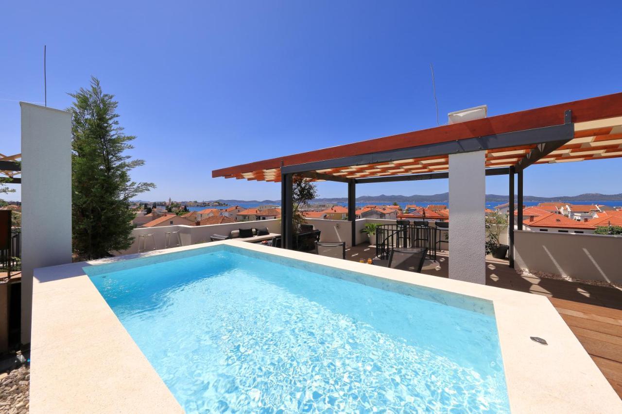 Penthouse Diem - Private Pool With Sea View زادار المظهر الخارجي الصورة
