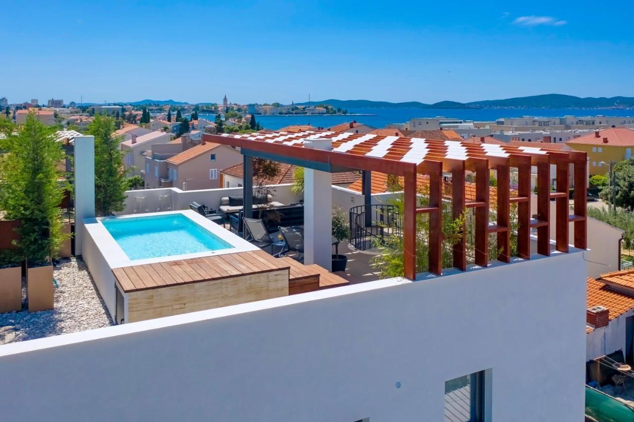 Penthouse Diem - Private Pool With Sea View زادار المظهر الخارجي الصورة