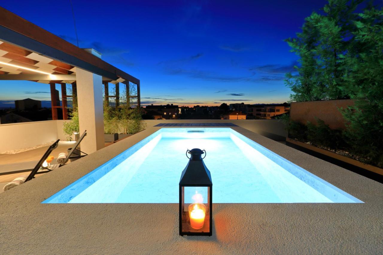 Penthouse Diem - Private Pool With Sea View زادار المظهر الخارجي الصورة